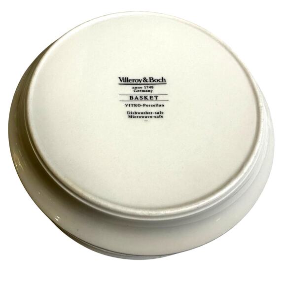 Villeroy & Boch 'Basket' Germany Vitro Porzellan 6.75" Round Serving Bowl - Picture 5 of 5